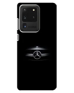 Чехол для Samsung Galaxy S20 Ultra с картинкой «Mercedes — абстрактные линии» Чехол для Samsung Galaxy S20 Ultra с картинкой «Mercedes — абстрактные линии»