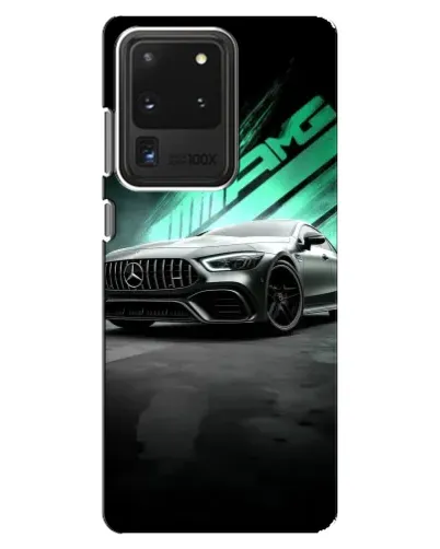 Чехол для Samsung Galaxy S20 Ultra с картинкой «Темный Mercedes AMG»