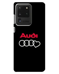 Чехол для Samsung Galaxy S20 Ultra с картинкой «Логотип Audi Heart» Чехол для Samsung Galaxy S20 Ultra с картинкой «Логотип Audi Heart»