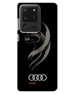 Чехол для Samsung Galaxy S20 Ultra с картинкой «Графика — пантера и Audi» Чехол для Samsung Galaxy S20 Ultra с картинкой «Графика — пантера и Audi»