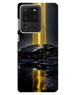 Чехол для Samsung Galaxy S20 Ultra с картинкой «Ночной Lamborghini драйв» Чехол для Samsung Galaxy S20 Ultra с картинкой «Ночной Lamborghini драйв»