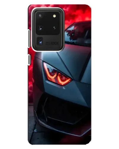 Чехол для Samsung Galaxy S20 Ultra с картинкой «Lamborghini красное сияние» Чехол для Samsung Galaxy S20 Ultra с картинкой «Lamborghini красное сияние»