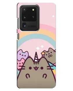 Чехол для Samsung Galaxy S20 Ultra с картинкой «Единорог Pusheen» Чехол для Samsung Galaxy S20 Ultra с картинкой «Единорог Pusheen»
