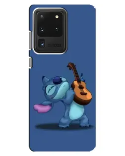 Чехол для Samsung Galaxy S20 Ultra с картинкой «Стич с укулеле»