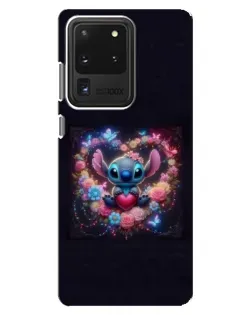 Чехол для Samsung Galaxy S20 Ultra с картинкой «Stitch в цветах»