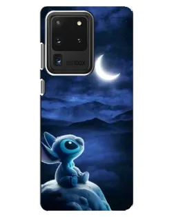Чехол для Samsung Galaxy S20 Ultra с картинкой «Лунная ночь Стича»