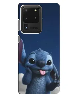 Чехол для Samsung Galaxy S20 Ultra с картинкой «Стич в облаках»