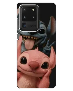 Чехол для Samsung Galaxy S20 Ultra с картинкой «Стич и Ангел»