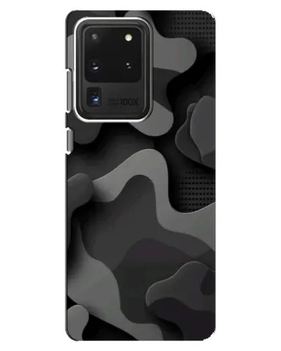 Чехол для Samsung Galaxy S20 Ultra с картинкой «Темный абстрактный камуфляж» Чехол для Samsung Galaxy S20 Ultra с картинкой «Темный абстрактный камуфляж»
