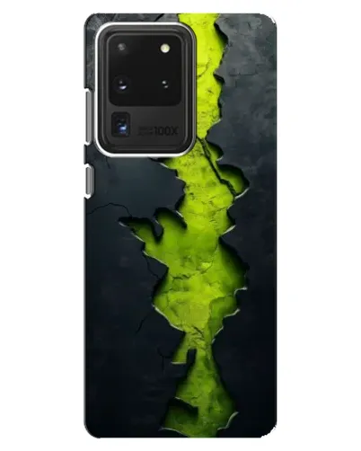 Чехол для Samsung Galaxy S20 Ultra с картинкой «Салатовый разлом скалы» Чехол для Samsung Galaxy S20 Ultra с картинкой «Салатовый разлом скалы»