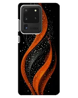 Чехол для Samsung Galaxy S20 Ultra с картинкой «Огненная звездная волна»