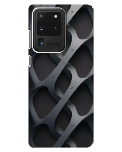 Чехол для Samsung Galaxy S20 Ultra с картинкой «Объемное серое плетение» Чехол для Samsung Galaxy S20 Ultra с картинкой «Объемное серое плетение»