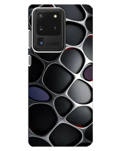 Чехол для Samsung Galaxy S20 Ultra с картинкой «Объемная темная решетка» Чехол для Samsung Galaxy S20 Ultra с картинкой «Объемная темная решетка»
