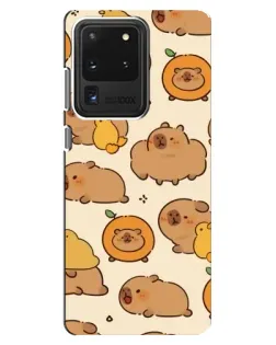 Чохол для Samsung Galaxy S20 Ultra з картинкою «Капібари з апельсинами» Чохол для Samsung Galaxy S20 Ultra з картинкою «Капібари з апельсинами»