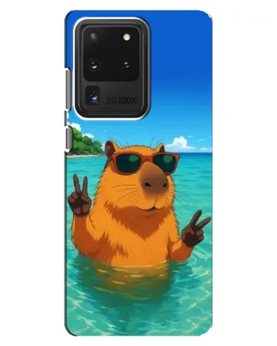 Чехол для Samsung Galaxy S20 Ultra с картинкой «Морская капибара»