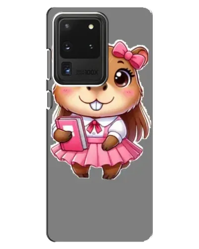 Чехол для Samsung Galaxy S20 Ultra с картинкой «Девочка капибара»