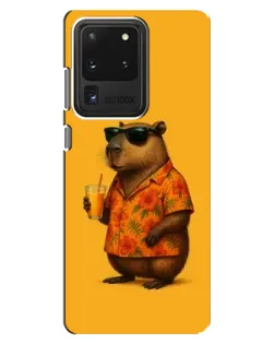 Чохол для Samsung Galaxy S20 Ultra з картинкою «Капібара на відпочинку» Чохол для Samsung Galaxy S20 Ultra з картинкою «Капібара на відпочинку»