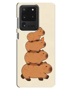 Чохол для Samsung Galaxy S20 Ultra з картинкою «Вежа з капібар» Чохол для Samsung Galaxy S20 Ultra з картинкою «Вежа з капібар»