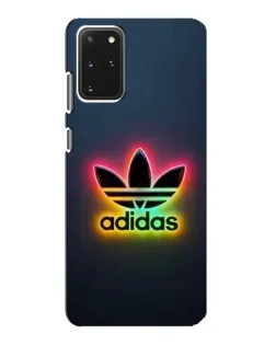 Чехол для Samsung Galaxy S20 с картинкой «Неоновый Adidas»