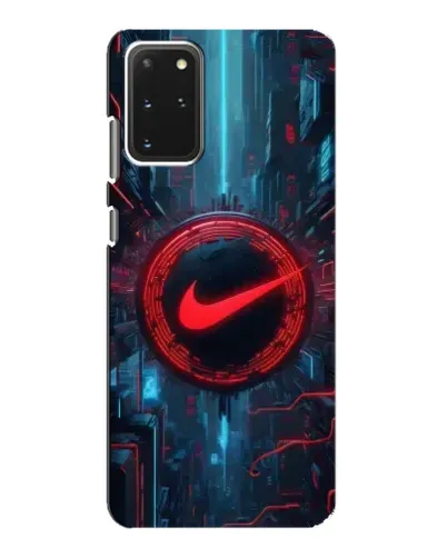 Чехол для Samsung Galaxy S20 с картинкой «Техногенный стиль Nike»