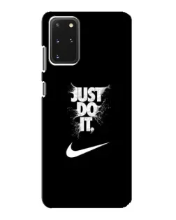 Чехол для Samsung Galaxy S20 с картинкой «Текстовый принт Nike»