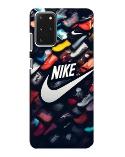 Чехол для Samsung Galaxy S20 с картинкой «Коллекция кроссовок Nike»