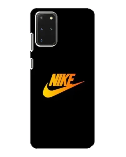 Чехол для Samsung Galaxy S20 с картинкой «Золотой логотип Nike»
