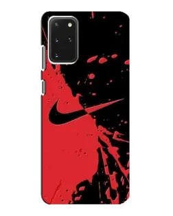 Чехол для Samsung Galaxy S20 с картинкой «Красные брызги Nike» Чехол для Samsung Galaxy S20 с картинкой «Красные брызги Nike»