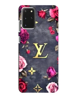 Чехол для Samsung Galaxy S20 с картинкой «Цветочный Louis Vuitton»
