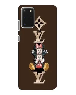 Чехол для Samsung Galaxy S20 с картинкой «LV и Микки Маус»