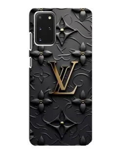 Чехол для Samsung Galaxy S20 с картинкой «Кожаная текстура LV»