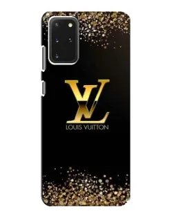 Чехол для Samsung Galaxy S20 с картинкой «LV — золотые искры»