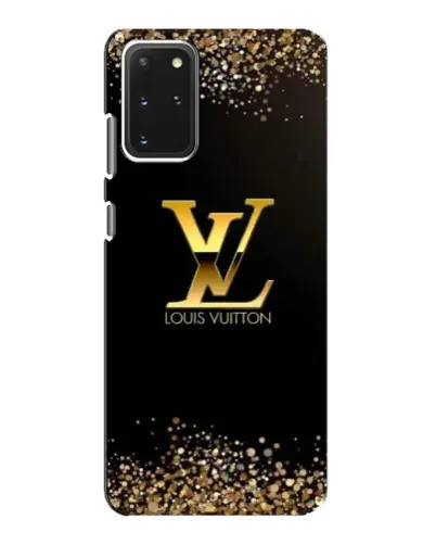 Чехол для Samsung Galaxy S20 с картинкой «LV — золотые искры»