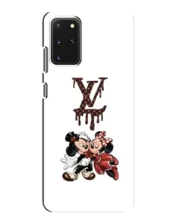 Чехол для Samsung Galaxy S20 с картинкой «LV и Микки Маус»