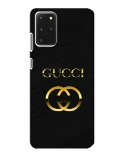 Чехол для Samsung Galaxy S20 с картинкой «Золотой логотип Gucci»