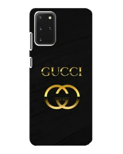Чехол для Samsung Galaxy S20 с картинкой «Золотой логотип Gucci»