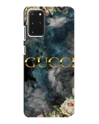 Чехол для Samsung Galaxy S20 с картинкой «Абстрактные цветы Gucci»