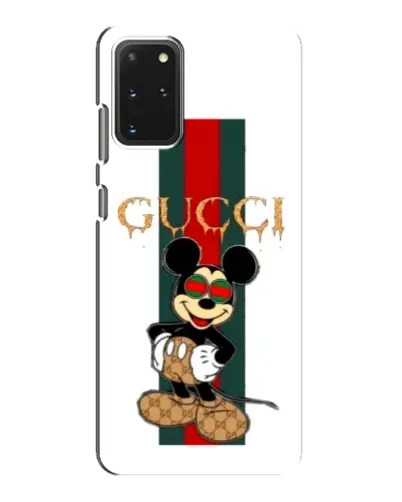 Чехол для Samsung Galaxy S20 с картинкой «Микки Маус Gucci — полосы»