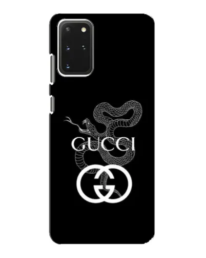 Чехол для Samsung Galaxy S20 с картинкой «Gucci — серебряная змея»