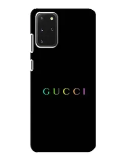 Чехол для Samsung Galaxy S20 с картинкой «Gucci — неоновый минимализм»