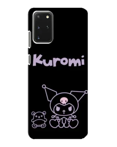 Чехол для Samsung Galaxy S20 с картинкой «Kuromi — черный минимализм»