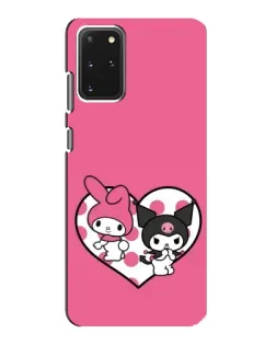 Чехол для Samsung Galaxy S20 с картинкой «Kuromi и My Melody»