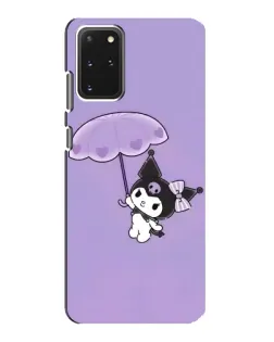 Чехол для Samsung Galaxy S20 с картинкой «Kuromi с зонтиком»