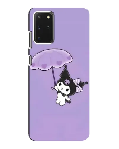 Чехол для Samsung Galaxy S20 с картинкой «Kuromi с зонтиком»