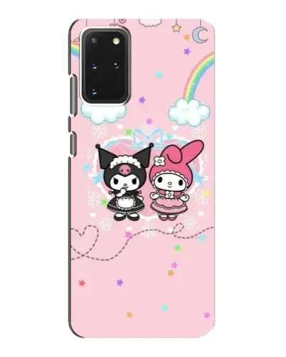 Чехол для Samsung Galaxy S20 с картинкой «My Melody и Kuromi»