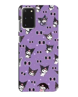 Чехол для Samsung Galaxy S20 с картинкой «Kuromi — паттерн»