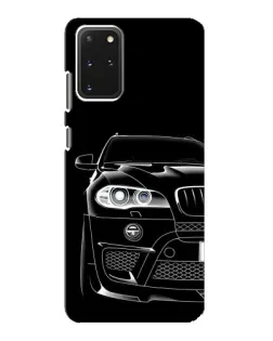Чехол для Samsung Galaxy S20 с картинкой «Темный силуэт BMW»
