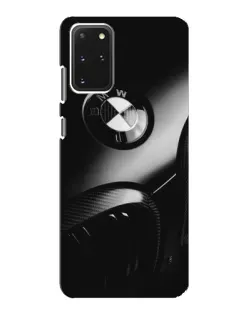 Чехол для Samsung Galaxy S20 с картинкой «Эмблема BMW — макро»