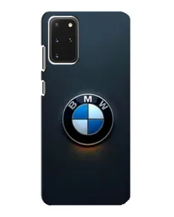 Чехол для Samsung Galaxy S20 с картинкой «Логотип BMW — минимализм»