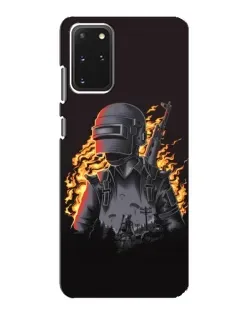 Чехол для Samsung Galaxy S20 с картинкой «PUBG — огненный силуэт» Чехол для Samsung Galaxy S20 с картинкой «PUBG — огненный силуэт»